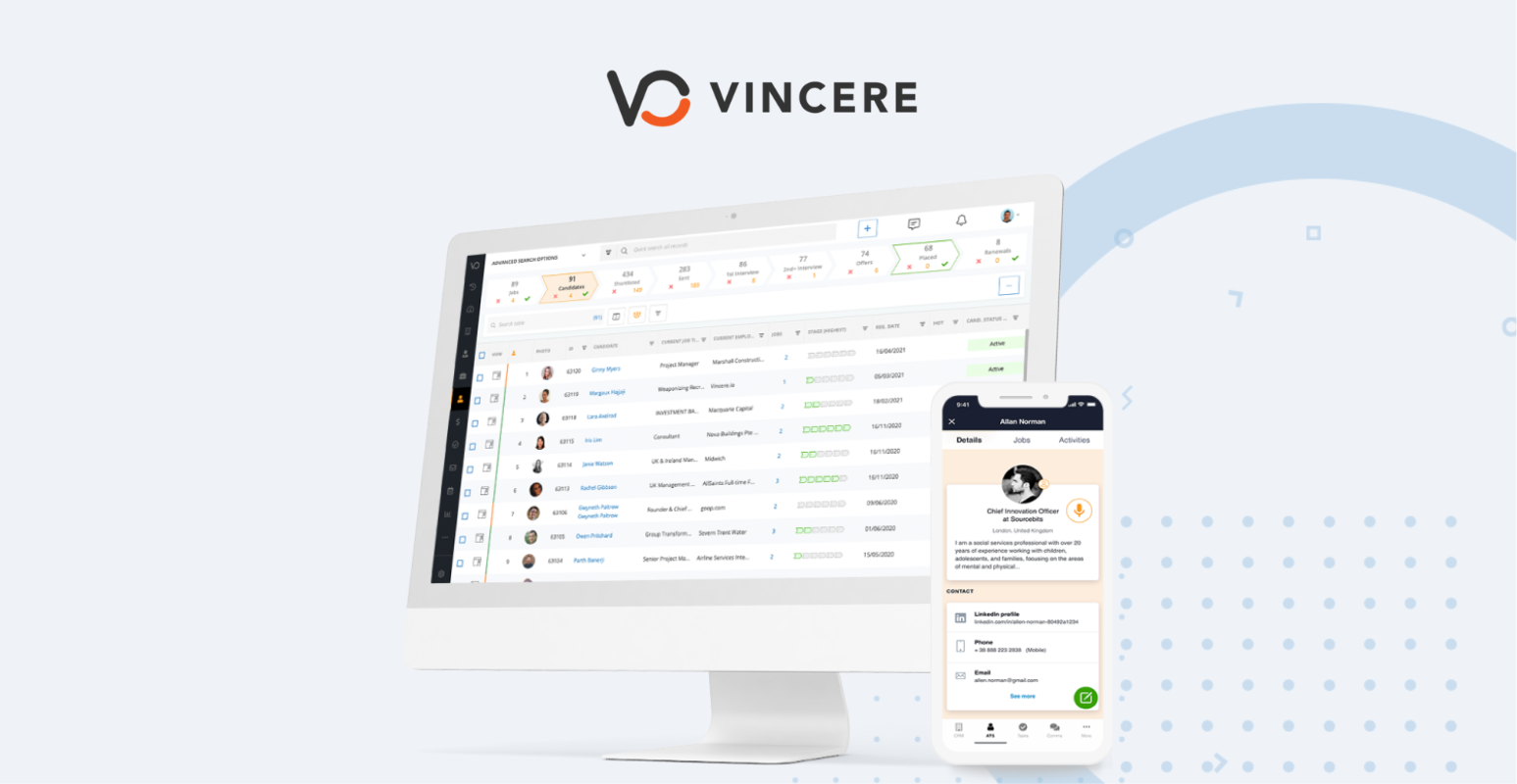 Vincere - Integration with Ratecard